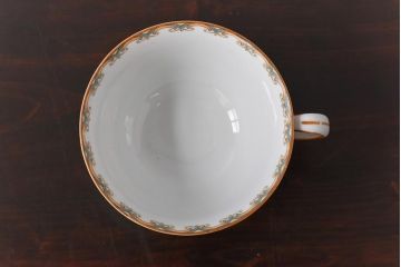 オールドノリタケ(Noritake、日陶)　月桂樹-М　米国輸出向　カップ&ソーサー2客セット(洋食器)