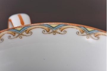 オールドノリタケ(Noritake、日陶)　月桂樹-日陶印　カップ&ソーサー(洋食器)