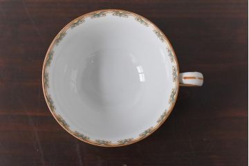 オールドノリタケ(Noritake、日陶)　月桂樹-日陶印　カップ&ソーサー(洋食器)