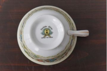 オールドノリタケ(Noritake、日陶)　月桂樹-日陶印　カップ&ソーサー(洋食器)