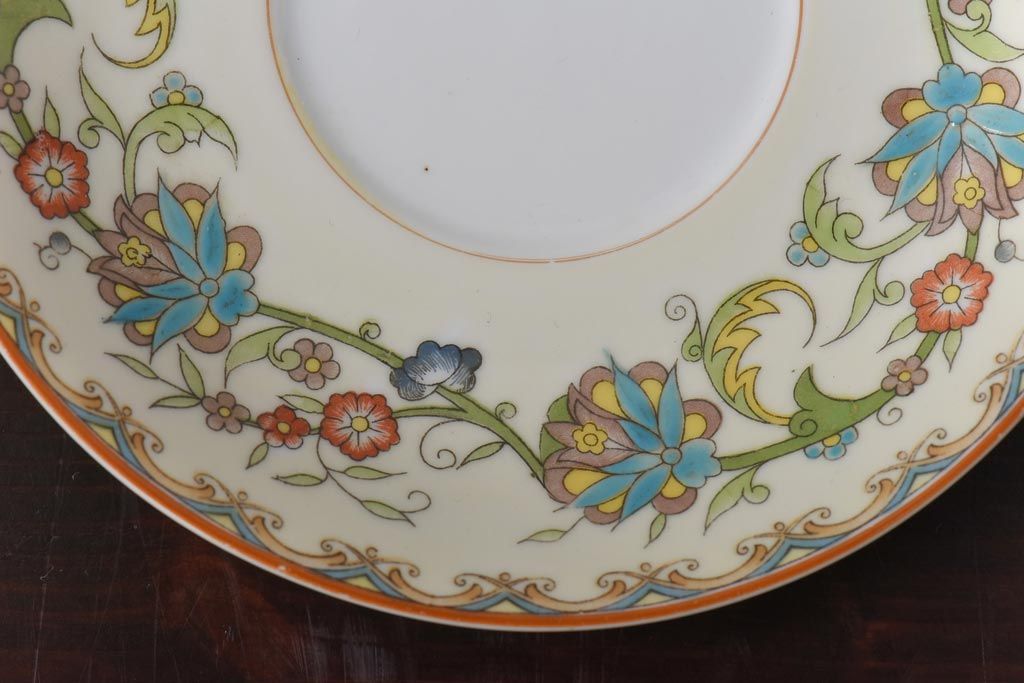 オールドノリタケ(Noritake、日陶)　月桂樹-日陶印　カップ&ソーサー(洋食器)