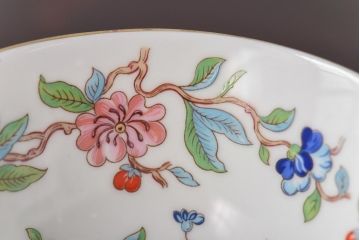 中古　AYNSLEY(エインズレイ)　Pembroke(ペンブロック)　アセンズ　ピンク　カップ&ソーサー2客セット(洋食器)