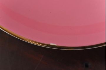 中古　AYNSLEY(エインズレイ)　Pembroke(ペンブロック)　アセンズ　ピンク　カップ&ソーサー2客セット(洋食器)