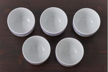 オールドメイトー(名古屋製陶所、名陶)　蓋付湯呑茶碗5客&プレートセット(盛皿、食器)
