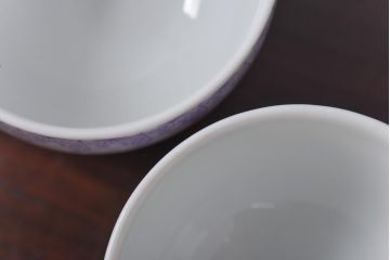 オールドメイトー(名古屋製陶所、名陶)　蓋付湯呑茶碗5客&プレートセット(盛皿、食器)
