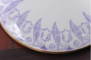 オールドメイトー(名古屋製陶所、名陶)　蓋付湯呑茶碗5客&プレートセット(盛皿、食器)