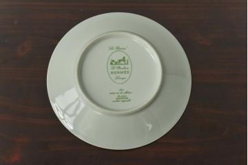 中古　HERMES(エルメス)　Les Pivoines(レ・ピヴォワンヌ)　カップ&ソーサー2客セット