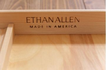 中古　ETHAN ALLEN(イーセンアーレン)　アメリカンカントリースタイルにおすすめなデスク(机、在宅ワーク、在宅用ワークデスク)