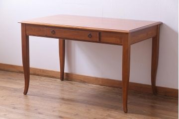 中古　ETHAN ALLEN(イーセンアーレン)　アメリカンカントリースタイルにおすすめなデスク(机、在宅ワーク、在宅用ワークデスク)