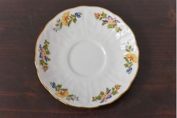 中古　AYNSLEY(エインズレイ)　コテージガーデン　色彩豊かなカップ&ソーサー2客セット