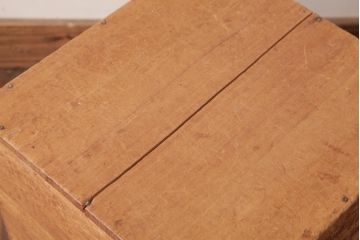 アンティーク雑貨　昭和レトロ　大きな積み木セット【四角形・大/2ヶ組】(飾り台、花台、ディスプレイ雑貨)