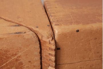 アンティーク雑貨　昭和レトロ　大きな積み木セット【マルチ・大/3ヶ組】(飾り台、花台、ディスプレイ雑貨)