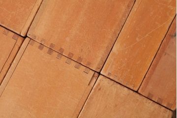 アンティーク雑貨　昭和レトロ　大きな積み木セット【マルチ/9ヶ組】(飾り台、花台、ディスプレイ雑貨)(2)