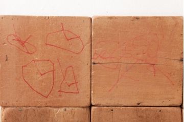 アンティーク雑貨　昭和レトロ　大きな積み木セット【マルチ/15ヶ組】(飾り台、花台、ディスプレイ雑貨)(1)