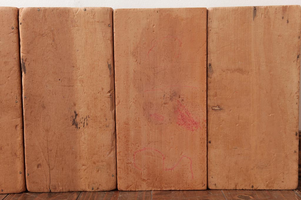 アンティーク雑貨　昭和レトロ　大きな積み木セット【マルチ/15ヶ組】(飾り台、花台、ディスプレイ雑貨)(1)