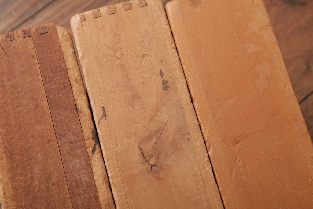 アンティーク雑貨　昭和レトロ　大きな積み木セット【マルチ/15ヶ組】(飾り台、花台、ディスプレイ雑貨)(1)