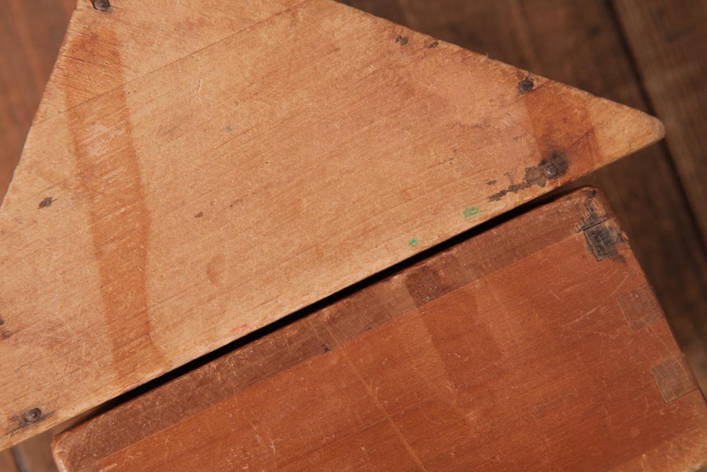 アンティーク雑貨　昭和レトロ　大きな積み木セット【マルチ/15ヶ組】(飾り台、花台、ディスプレイ雑貨)(1)