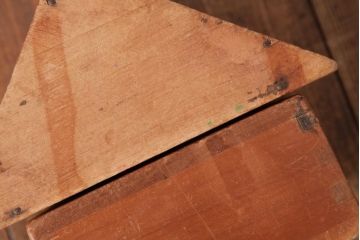 アンティーク雑貨　昭和レトロ　大きな積み木セット【マルチ/15ヶ組】(飾り台、花台、ディスプレイ雑貨)(1)