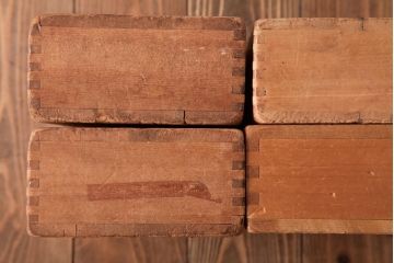 アンティーク雑貨　昭和レトロ　大きな積み木セット【マルチ/15ヶ組】(飾り台、花台、ディスプレイ雑貨)(1)