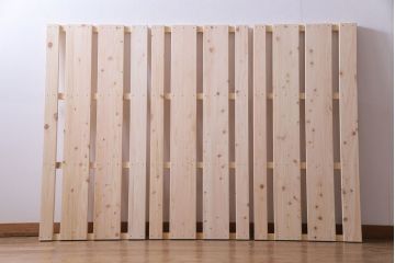 アンティーク家具　フランスアンティーク　オーク材　曲線を描いた優雅なデザインのベッドフレーム