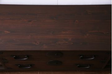 ラフジュ工房オリジナル　引き出しリメイク　和モダンなお部屋づくりにぴったりなリビングボード(ローボード、収納棚)