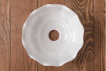 フランスアンティーク　湖のほとりが描かれた絵画のようなペンダントライト(天井照明)