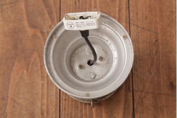 和製アンティーク　戦前　まるみのあるフォルムがレトロなガラスシェード照明(天井照明)