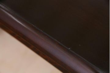 中古　九州民芸家具　上品な雰囲気漂う片袖デスク(机、在宅ワーク、在宅用ワークデスク)(定価約28万円)(1)