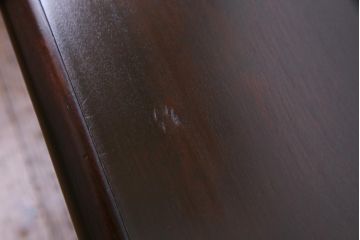 中古　九州民芸家具　上品な雰囲気漂う片袖デスク(机、在宅ワーク、在宅用ワークデスク)(定価約28万円)(1)