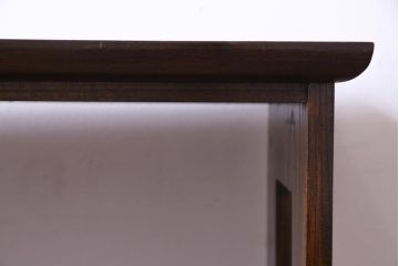 ビンテージ　民芸家具　ケヤキ材　作り込みが丁寧な茶箪笥(茶棚、収納棚、戸棚、ヴィンテージ)(R-034967)
