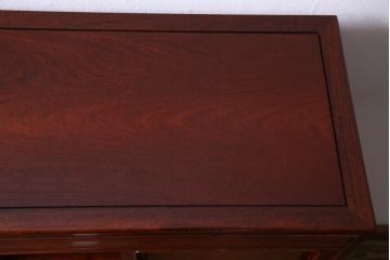 ビンテージ 民芸家具　カリン無垢材　花梨　上品な佇まいの引き出し(薬箪笥)(定価約29万円)