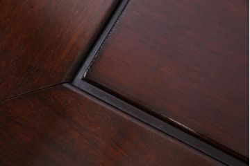 アンティーク家具　重厚な雰囲気が魅力の古い唐木座卓(センターテーブル、ローテーブル)(1)