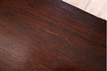 アンティーク家具　重厚な雰囲気が魅力の古い唐木座卓(センターテーブル、ローテーブル)(1)