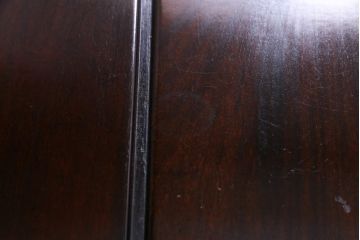 アンティーク家具　重厚な雰囲気が魅力の古い唐木座卓(センターテーブル、ローテーブル)(1)