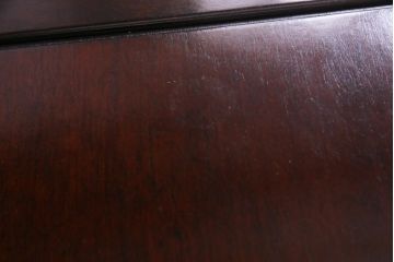 アンティーク家具　重厚な雰囲気が魅力の古い唐木座卓(センターテーブル、ローテーブル)(1)