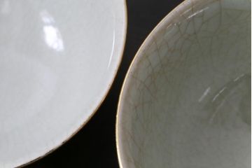 和製アンティーク　九谷焼　九谷庄三　色絵　牡丹と僧侶　茶器セット(急須、湯冷まし、湯呑み)