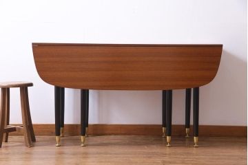 ヴィンテージ家具　G-PLAN(ジープラン)　北欧ビンテージ　BBシリーズ　スタイリッシュなデザインのバタフライテーブル(ダイニングテーブル)(1)