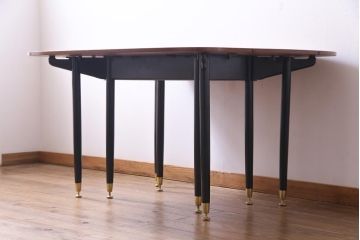 ヴィンテージ家具　G-PLAN(ジープラン)　北欧ビンテージ　BBシリーズ　スタイリッシュなデザインのバタフライテーブル(ダイニングテーブル)(1)