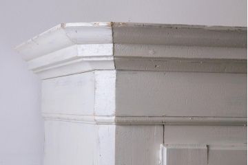 アンティーク家具　フランスアンティーク　パイン材　自慢のインテリアにおすすめ!大型のグリアージュキャビネット(ワードローブ)