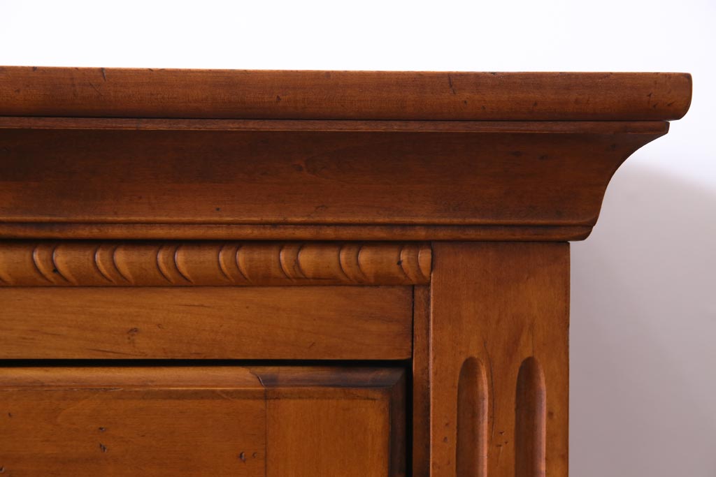 中古　ETHAN ALLEN(イーセンアーレン)　Contry Crossings　テレビキャビネット(AVボード、収納棚)