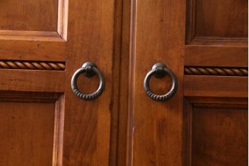 中古　ETHAN ALLEN(イーセンアーレン)　Contry Crossings　テレビキャビネット(AVボード、収納棚)