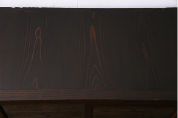 アンティーク家具　和製アンティーク　シンプルな中に味わいが感じられるガラス戸棚(収納棚、サイドボード)
