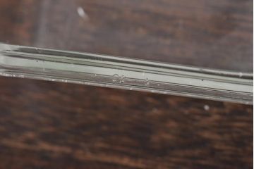 アンティーク雑貨　イギリスアンティーク　JAJ　パイレックス　ガラス製バターケース(小物入れ)