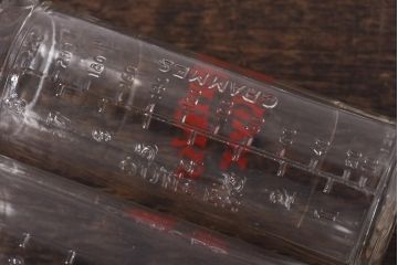 アンティーク雑貨 イギリスアンティーク Ovaltine(オバルチン) Horlicks(ホーリックス) レトロな雰囲気が可愛らしいミキサーボトル3個セット(ガラスボトル、瓶、一輪挿し)