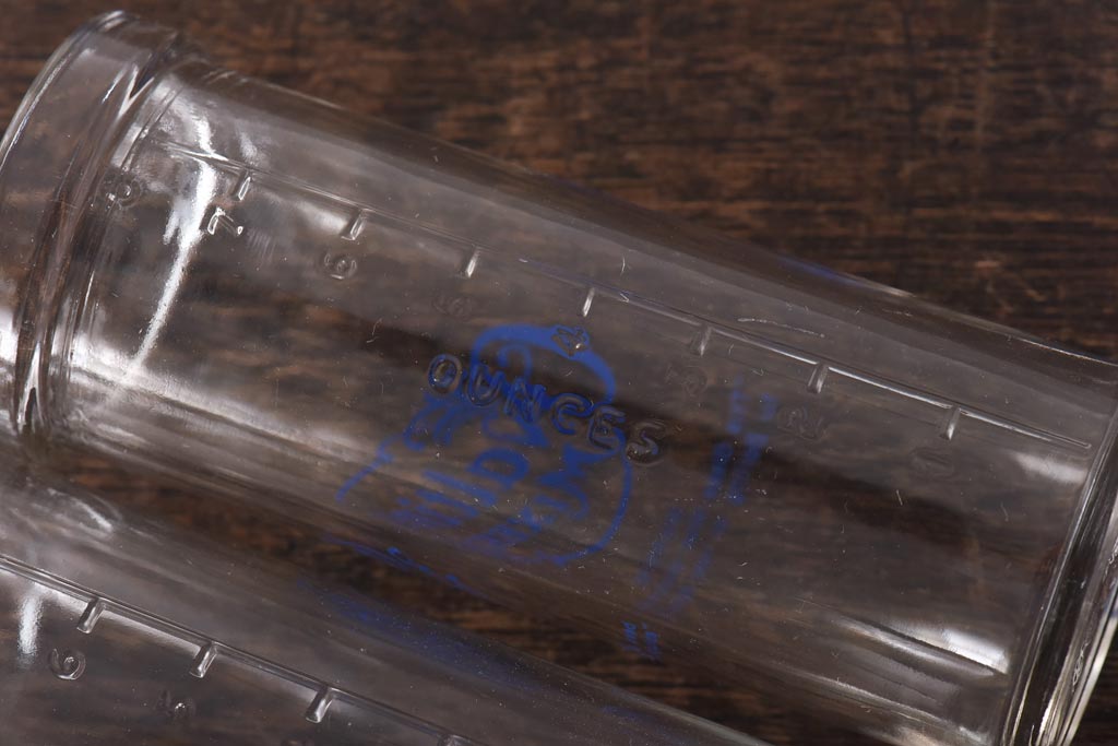 アンティーク雑貨 イギリスアンティーク Ovaltine(オバルチン) Horlicks(ホーリックス) レトロな雰囲気が可愛らしいミキサーボトル3個セット(ガラスボトル、瓶、一輪挿し)