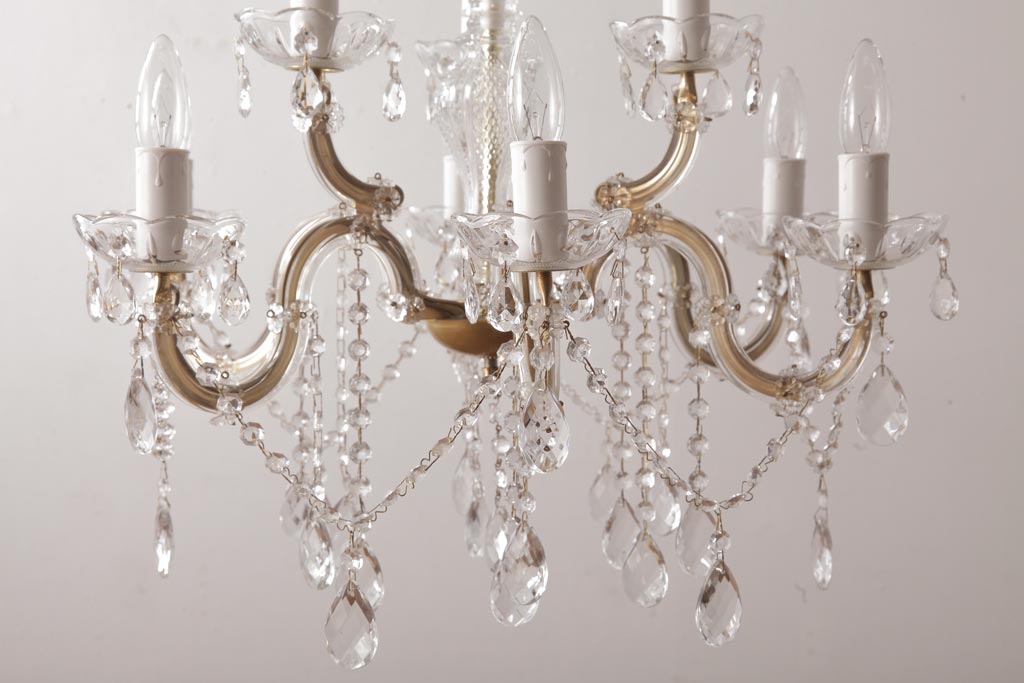 ホアンリンイタリア アンティーク ベネチアンガラスシャンデリア