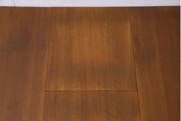 ヴィンテージ家具　イギリスビンテージ　チーク材　シンプルであたたかみのあるエクステンションテーブル(ダイニングテーブル)