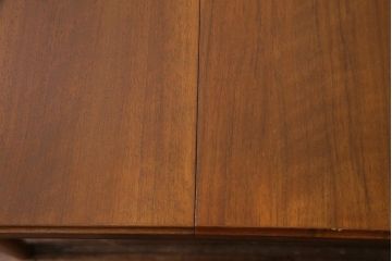 ヴィンテージ家具　イギリスビンテージ　チーク材　シンプルであたたかみのあるエクステンションテーブル(ダイニングテーブル)