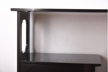 中古　極上品!　輪島漆器　輪島塗　大雅堂　大角裕二　山水蒔絵・螺鈿　飾り棚(定価約237万円)