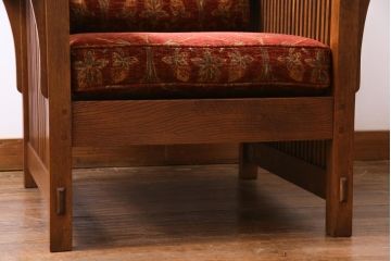 中古　Stickley(スティックレー、スティックレイ)　モリス　リクライナー　アームチェア(1Pソファ、リクライニングチェア)(定価約70万円)